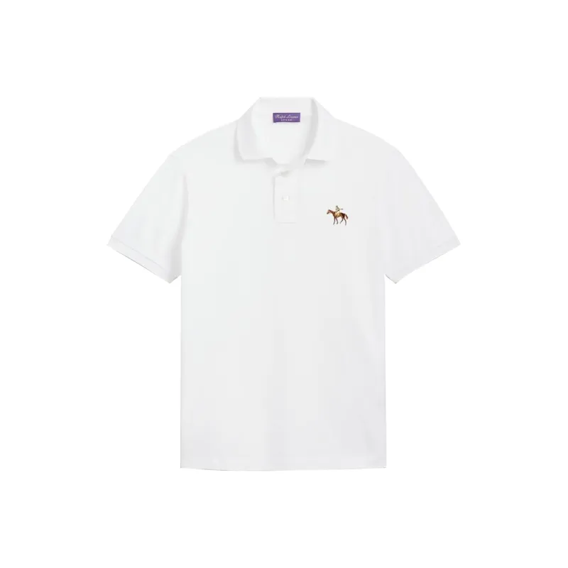 Ralph Lauren Purple Label Polo Shirt Men's Classic White-0