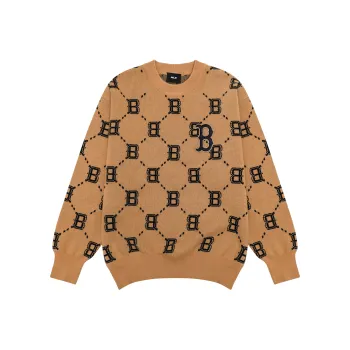 MLB Old Flower Sweaters Unisex Beige Yellow