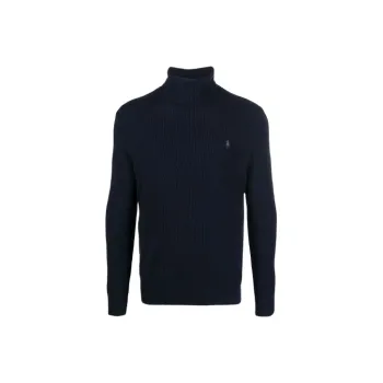 Polo Ralph Lauren Logo Embroidered Turtleneck Jumper
