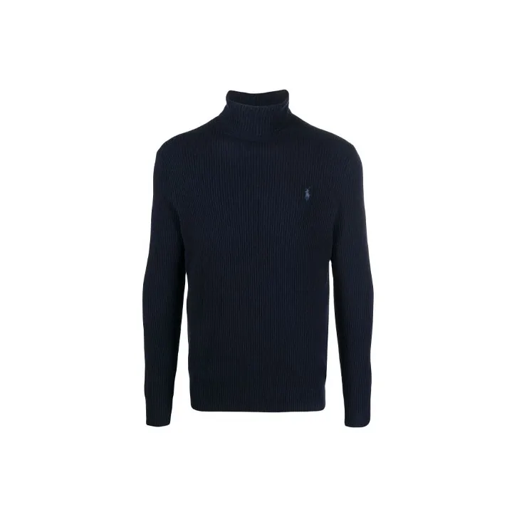 Polo Ralph Lauren Logo Embroidered Turtleneck Jumper-0