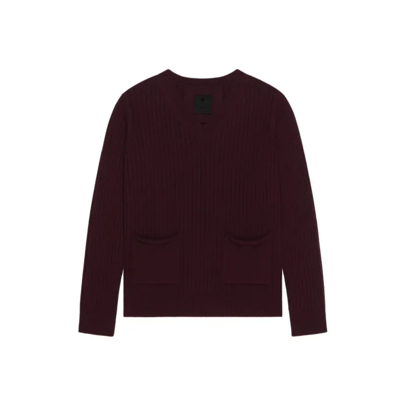 Givenchy V Neck Knitted Jumper-0