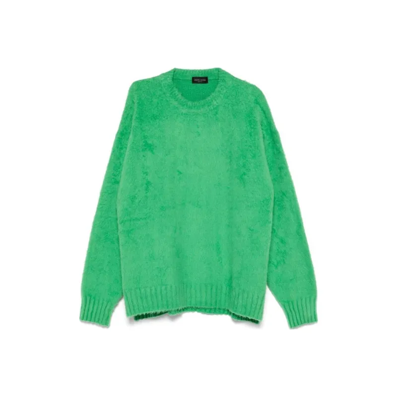 ROBERTO COLLINA Round Neck Knit Sweater-0
