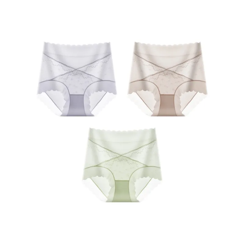 PLANDOO Underpants Women's 3 Pack-0