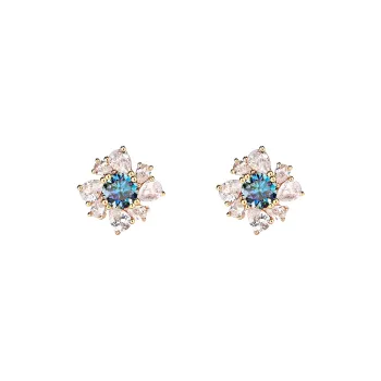 Gingerford S925 Silver Stud Earrings Women's