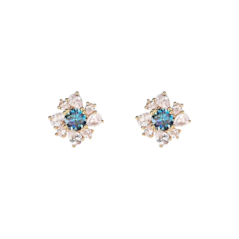 Gingerford S925 Silver Stud Earrings Women's-0