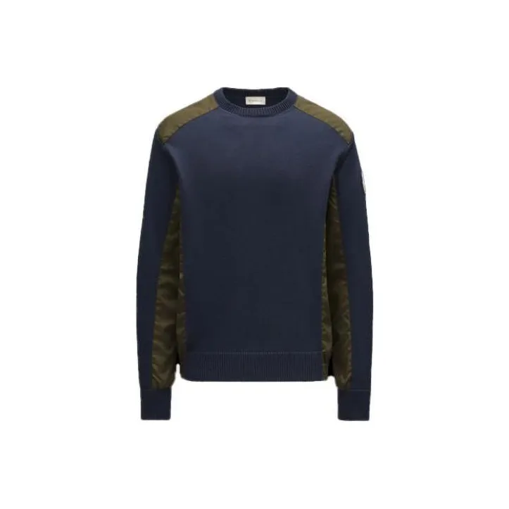 Moncler Sweaters Men Midnight Blue-0