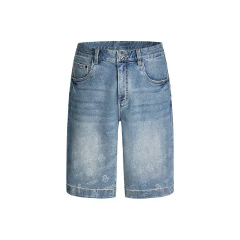 MANGANO Casual Shorts Men's Denim Blue Includes Brand Shopping Bag