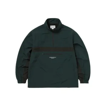 Thisisneverthat FW24 Half Zip Sports Pullover Sweatshirt Unisex Green