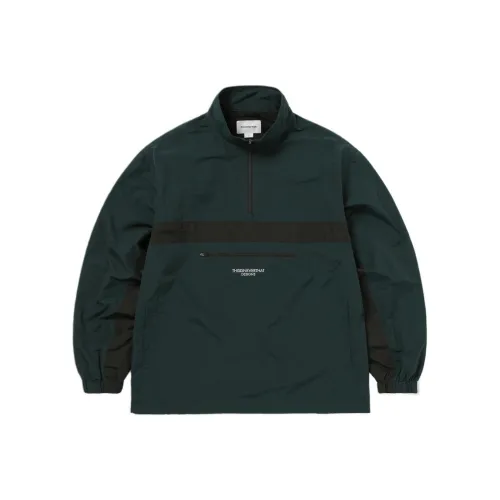 Thisisneverthat FW24 sweater Zip Sports Pullover Sweatshirt Unisex Green