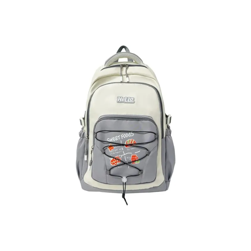 Single Warehouse Composite Cloth Backpack Unisex Multicolor-7