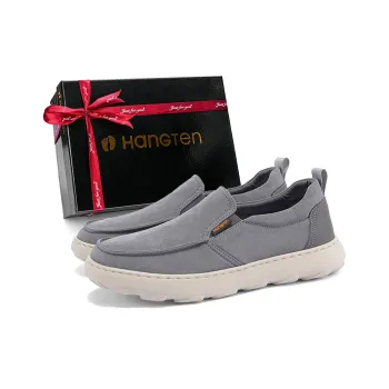 HANG TEN Men's Casual Shoes Men Low Top Black/Gray
