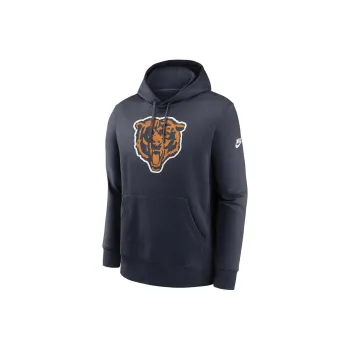 Nike Chicago Bears Rewind Club Logo Men's Nike Nfl Pullover Hoodie
