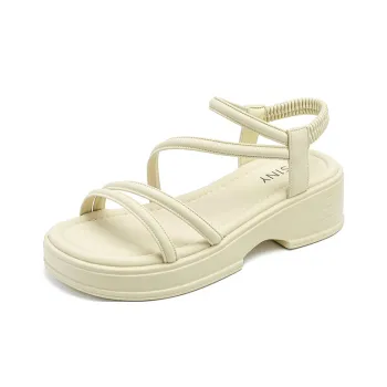 JOSINY One Strap Sandals Heel Height 5cm Women's Light Green