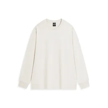 XTEP Casual Long Sleeved Sweatshirt Bright Moon White Men's