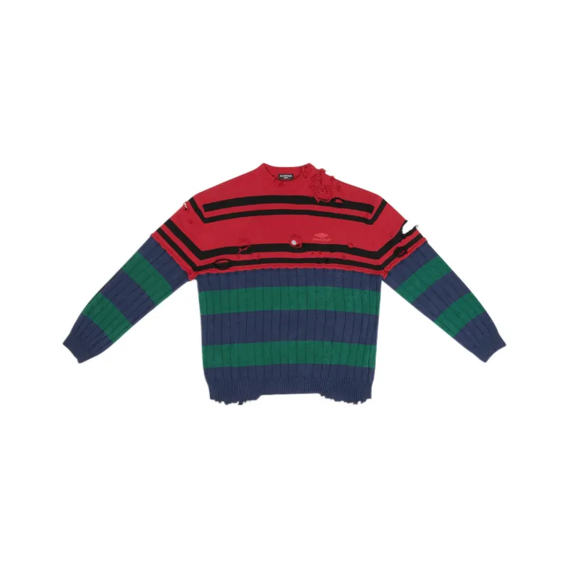 Balenciaga SS22 Loose Fit Knitwear Men's Multicolor-0