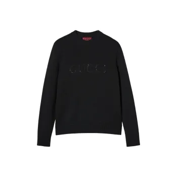 GUCCI Gg Sequinned Jumper