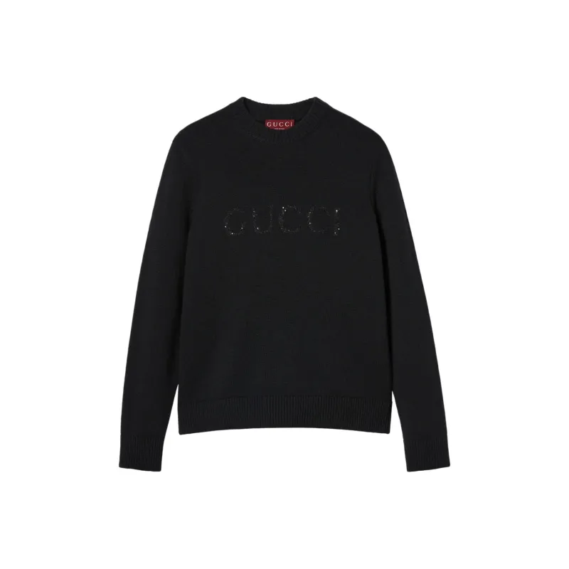 GUCCI Gg Sequinned Jumper-0
