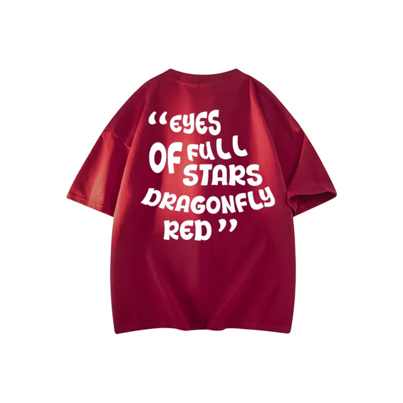 RED DRAGONFLY T Shirt Unisex Black-15