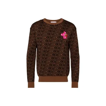 MOSCHINO Mouse patch Logo Jumper