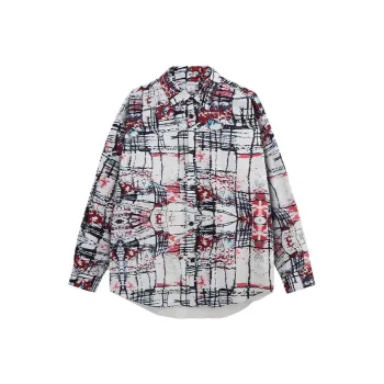 M MAICCO Shirt Men's Rainbow Mesh