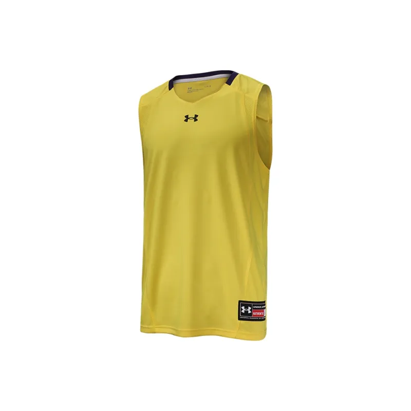 Under Armour Tank Tops Men's Yellow-0