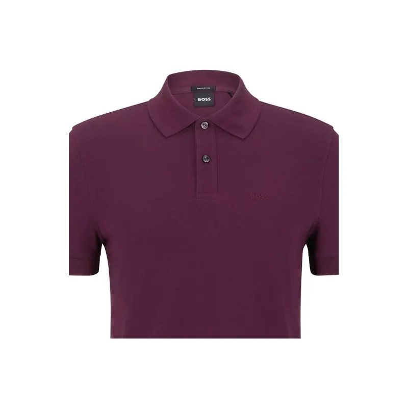 HUGO BOSS Polo Shirts Men Purple-3