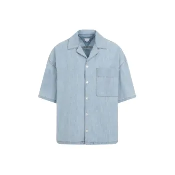 Bottega Veneta Light Bleached Denim Shirt