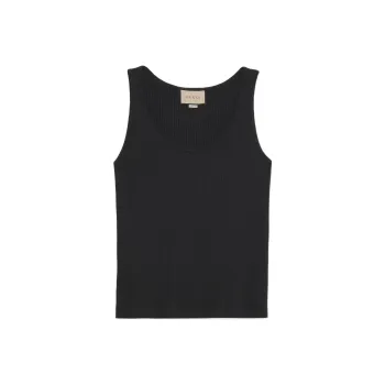 GUCCI Tank Tops Men Black