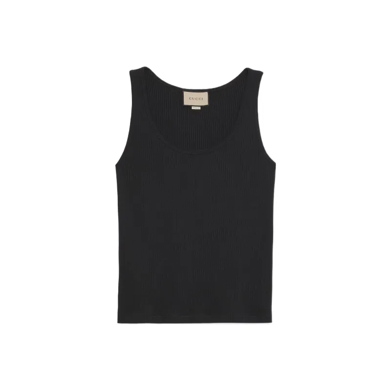 GUCCI Tank Tops Men Black-0
