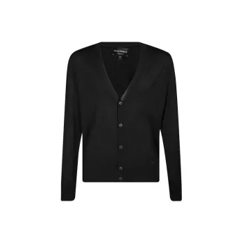 EMPORIO ARMANI V Neck Knitted Cardigan