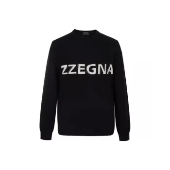 Zzegna Cashmere Sweaters Men Black