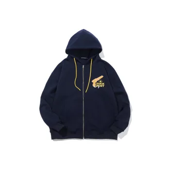 NUCLEAR EXPLOSION x HEBAOZHA LIANMINGKUAN Sweatshirt Unisex Dark Blue