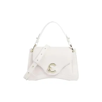 COCCINELLE Leather Shoulder Bag, Crossbody Bag, Handbag Women's White