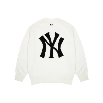 MLB New York Yankees Sweaters Unisex Cream
