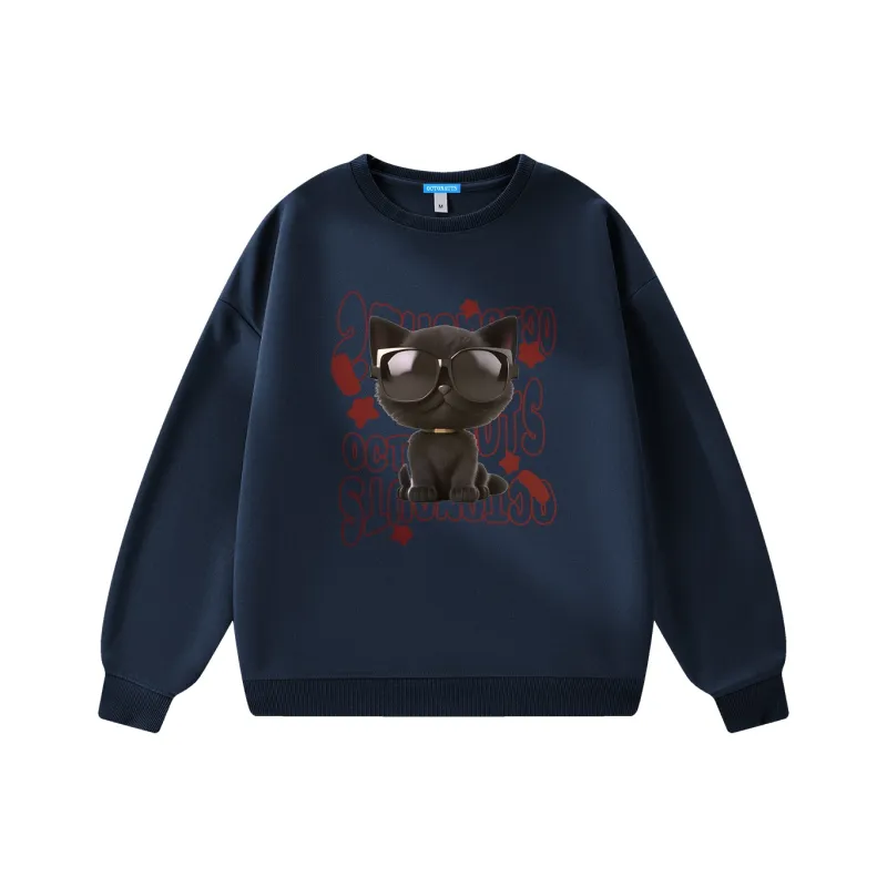 Small Columns Under The Sea Sweatshirt Unisex-2