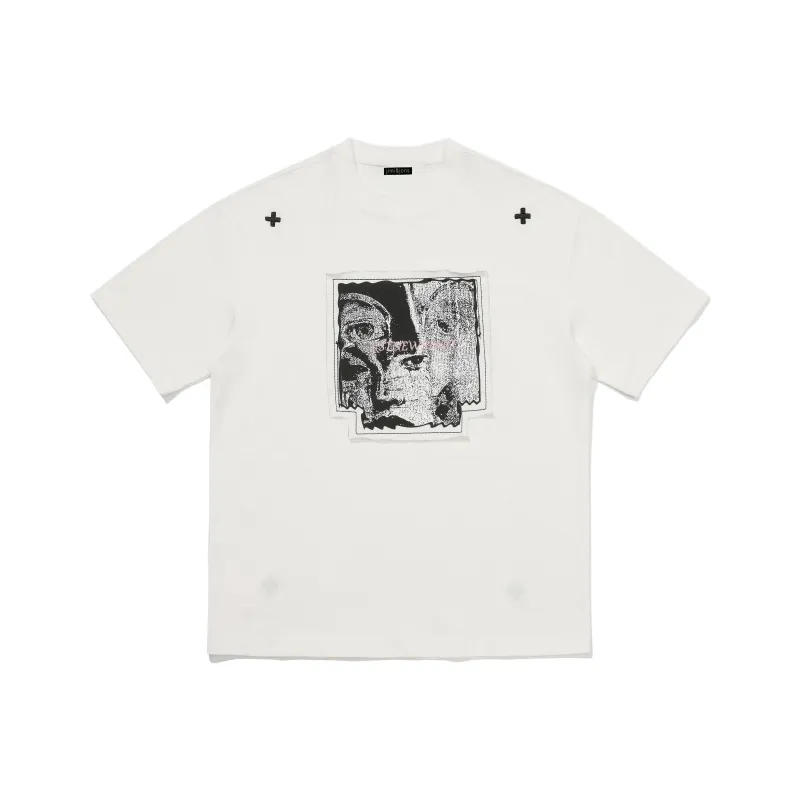 TESTUNG T Shirt Trendy Choice Unisex White Single Item-3