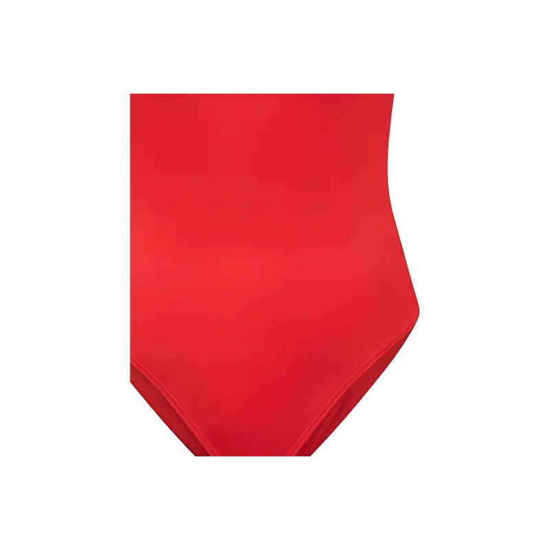 VERSACE Greca Border One-Piece Swimsuit 'Red'-4