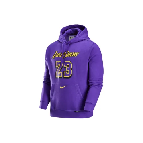 Nike x NBA James Los Angeles Lakers Sweatshirt Men's Global Purple