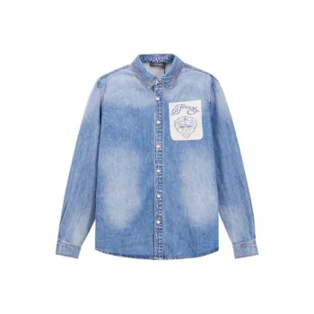 Ed Hardy FW24 Shirt Men's Indigo
