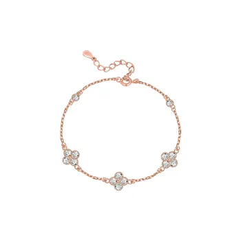 Hkgd S925 Silver Bracelets Unisex
