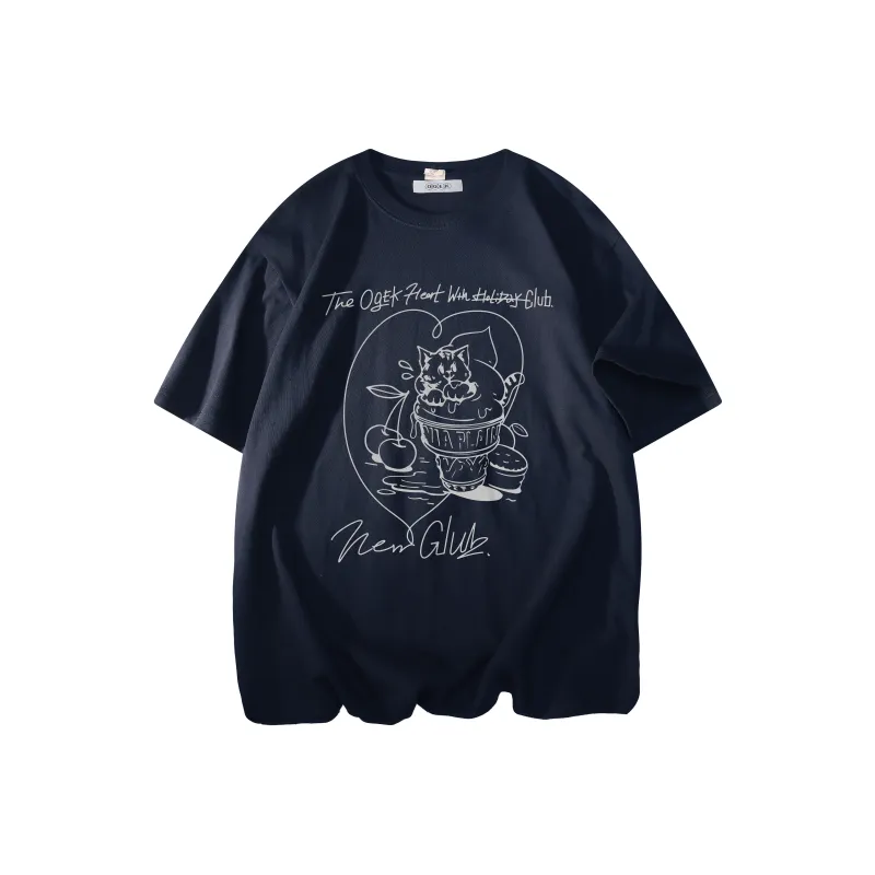 OGEK T Shirt Unisex White Comes With Random Print T Shirt-16