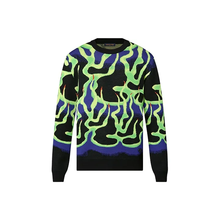 LOUIS VUITTON New Quarterly Products Of LV FW22 Sweater Men's Multicolor-0