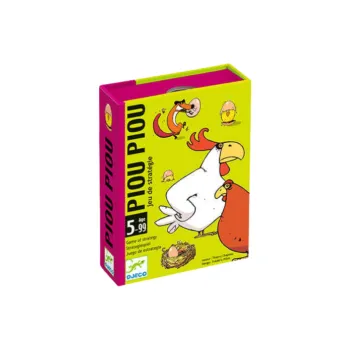DJECO Little Chick Chirp, Casual Party Card Board Games