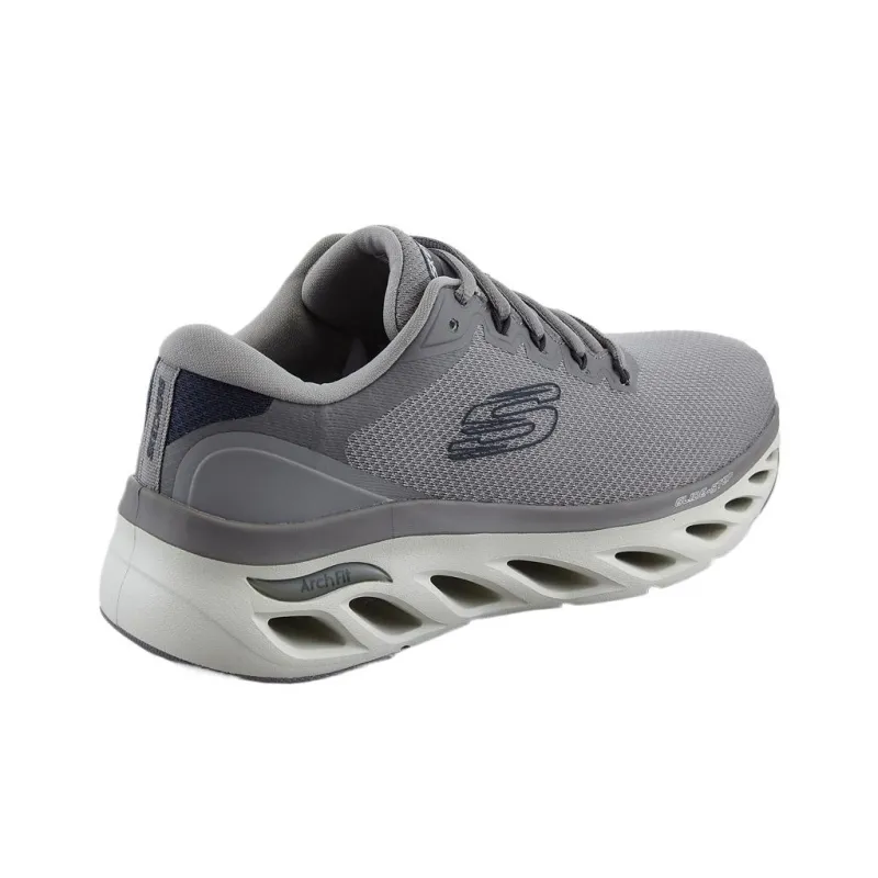 Skechers ArchFit Slip Resistant, Abrasion Resistant, Breathable Low Top Casual Shoes Men's Gray-2