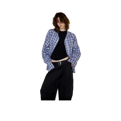 CasseSango Shirt Unisex Blue Plaid