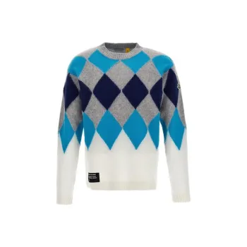Moncler Sweaters Men Blue