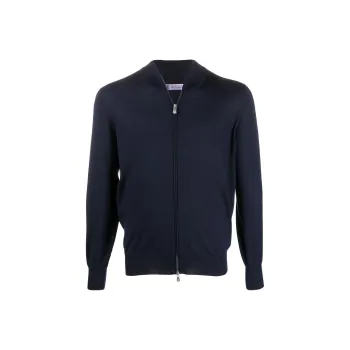 Brunello Cucinelli Zipped High-Neck Cardigan