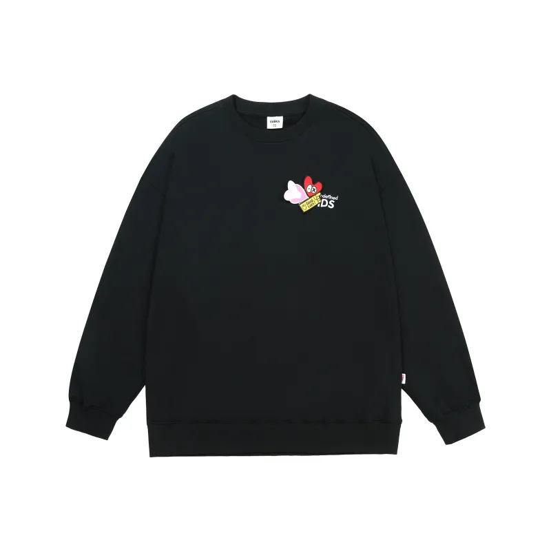 Guuka Hook and Loop Loose Fit Sweatshirt With Drop Shoulder Unisex-19