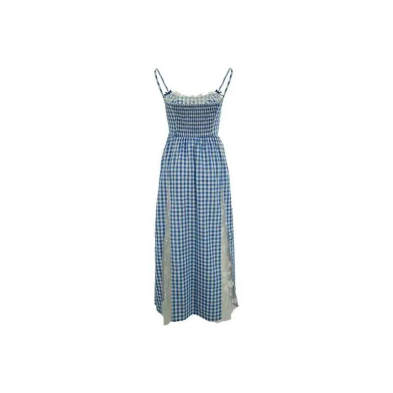 PUREIDOL Slip Dress Women's Blue-1