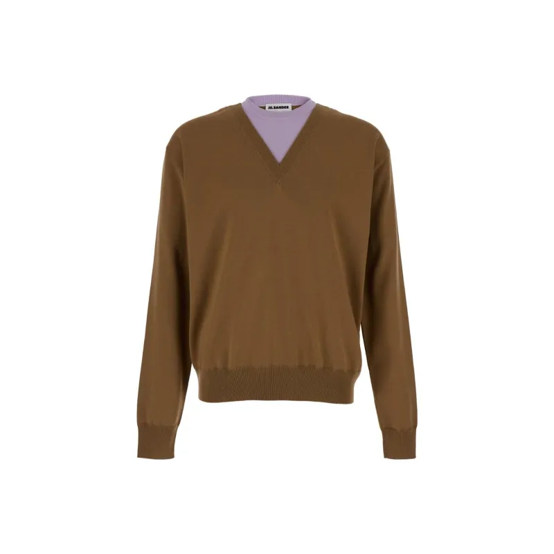 JIL SANDER Double Neck Knitted Jumper-0
